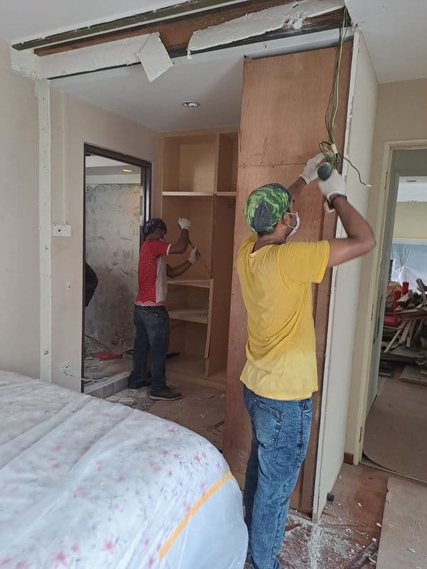 Professional built-in carpentry and kitchen dismantling Singapore