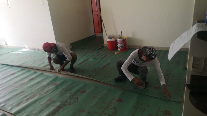 Industrial false ceiling and wall cornice hacking Singapore